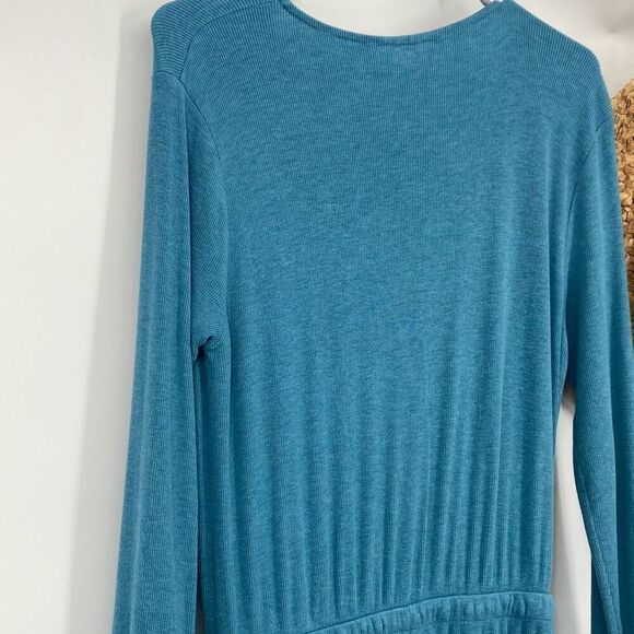 Roller Rabbit Agatha Jumpsuit Ribbed Pajamas One-Piece Drawstring Pockets Soft & - Picture 8 of 13